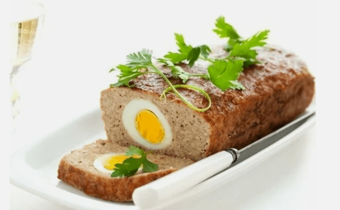 Мясовый рулон с яйцом на диете Ducan
